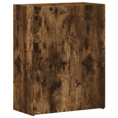 vidaXL Aktenschrank Räuchereiche 60x32x77,5 cm Holzwerkstoff