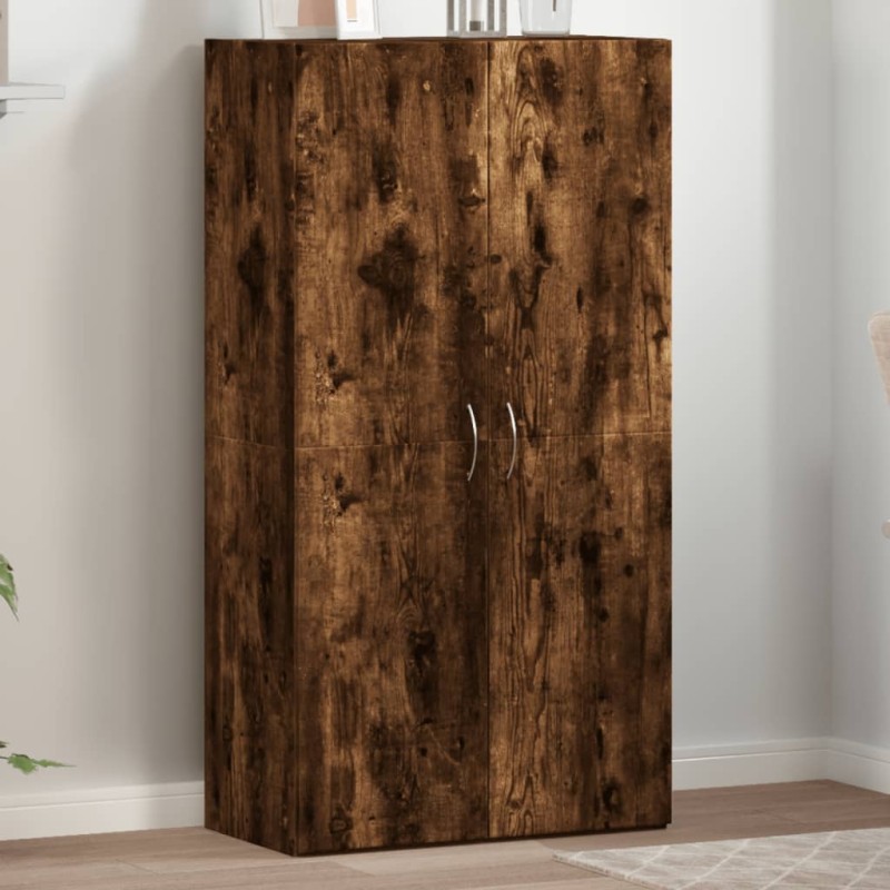 vidaXL Aktenschrank Räuchereiche 60x32x115 cm Holzwerkstoff vidaXL Aktenschrank Räuchereiche 60x32x115 cm Holzwerkstoff