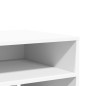 vidaXL Druckerständer mit Rollen Weiß 60x50x67 cm vidaXL Druckerständer mit Rollen Weiß 60x50x67 cm