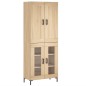 Highboard Sonoma-Eiche 69,5x34x180 cm Holzwerkstoff Highboard Sonoma-Eiche 69,5x34x180 cm Holzwerkstoff