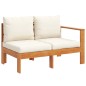 vidaXL 6-tlg. Garten-Sofagarnitur mit Kissen Massivholz Akazie vidaXL 6-tlg. Garten-Sofagarnitur mit Kissen Massivholz Akazie
