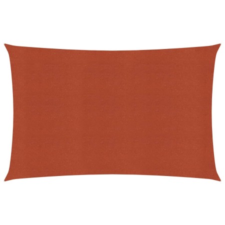 vidaXL Sonnensegel 160 g/m² Terrakottarot 5x6 m HDPE