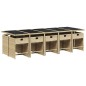 vidaXL 11-tlg. Garten-Essgruppe mit Kissen Beige Poly Rattan vidaXL 11-tlg. Garten-Essgruppe mit Kissen Beige Poly Rattan