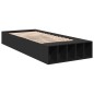 vidaXL Bettgestell Schwarz 90x190 cm Holzwerkstoff vidaXL Bettgestell Schwarz 90x190 cm Holzwerkstoff