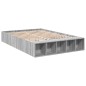 vidaXL Bettgestell Grau Sonoma 120x200 cm Holzwerkstoff vidaXL Bettgestell Grau Sonoma 120x200 cm Holzwerkstoff