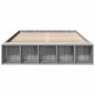 vidaXL Bettgestell Grau Sonoma 120x200 cm Holzwerkstoff vidaXL Bettgestell Grau Sonoma 120x200 cm Holzwerkstoff
