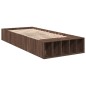 vidaXL Bettgestell Braun Eichen-Optik 90x200 cm Holzwerkstoff vidaXL Bettgestell Braun Eichen-Optik 90x200 cm Holzwerkstoff