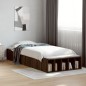 vidaXL Bettgestell Braun Eichen-Optik 90x200 cm Holzwerkstoff vidaXL Bettgestell Braun Eichen-Optik 90x200 cm Holzwerkstoff