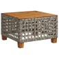vidaXL 8-tlg. Garten-Sofagarnitur mit Kissen Grau Poly Rattan vidaXL 8-tlg. Garten-Sofagarnitur mit Kissen Grau Poly Rattan