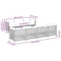 vidaXL 8-tlg. Garten-Sofagarnitur mit Kissen Grau Poly Rattan vidaXL 8-tlg. Garten-Sofagarnitur mit Kissen Grau Poly Rattan