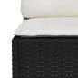 vidaXL 5-tlg. Garten-Sofagarnitur mit Kissen Schwarz Poly Rattan vidaXL 5-tlg. Garten-Sofagarnitur mit Kissen Schwarz Poly Rattan