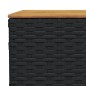 vidaXL 5-tlg. Garten-Sofagarnitur mit Kissen Schwarz Poly Rattan vidaXL 5-tlg. Garten-Sofagarnitur mit Kissen Schwarz Poly Rattan