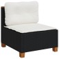 vidaXL 7-tlg. Garten-Sofagarnitur mit Kissen Schwarz Poly Rattan vidaXL 7-tlg. Garten-Sofagarnitur mit Kissen Schwarz Poly Rattan