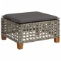 vidaXL 8-tlg. Garten-Sofagarnitur mit Kissen Grau Poly Rattan vidaXL 8-tlg. Garten-Sofagarnitur mit Kissen Grau Poly Rattan