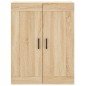 Highboard Sonoma-Eiche 69,5x34x180 cm Holzwerkstoff Highboard Sonoma-Eiche 69,5x34x180 cm Holzwerkstoff