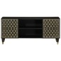 vidaXL TV-Schrank 105x33x46 cm Massivholz Mango vidaXL TV-Schrank 105x33x46 cm Massivholz Mango