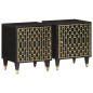 vidaXL Nachttische 2 Stk. 40x33x46 cm Massivholz Mango vidaXL Nachttische 2 Stk. 40x33x46 cm Massivholz Mango