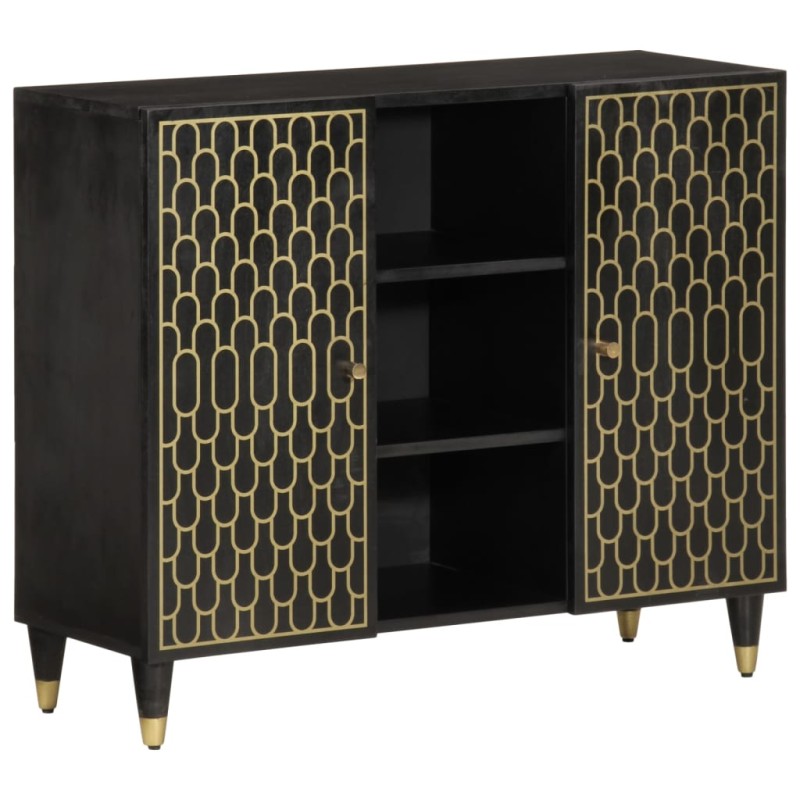vidaXL Beistellschrank 90x33x75 cm Massivholz Mango vidaXL Beistellschrank 90x33x75 cm Massivholz Mango