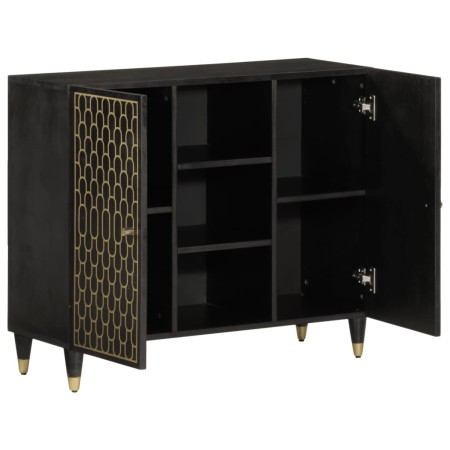 vidaXL Beistellschrank 90x33x75 cm Massivholz Mango