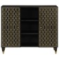vidaXL Beistellschrank 90x33x75 cm Massivholz Mango vidaXL Beistellschrank 90x33x75 cm Massivholz Mango