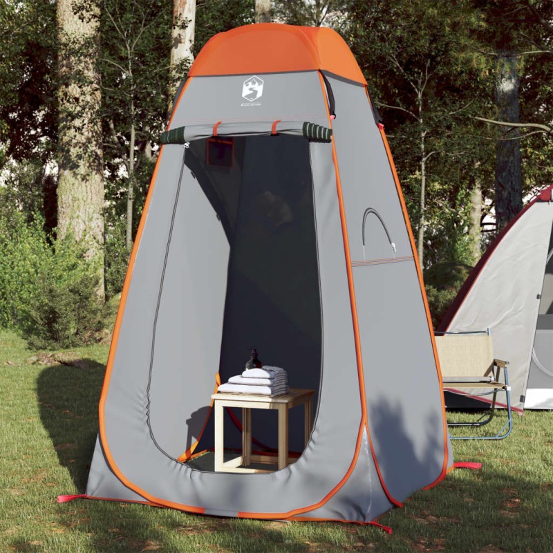 vidaXL Sichtschutzzelt Grau und Orange Pop-Up Wasserdicht vidaXL Sichtschutzzelt Grau und Orange Pop-Up Wasserdicht