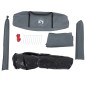 vidaXL Kuppel-Campingzelt 5 Personen Grau und Orange Quick Release vidaXL Kuppel-Campingzelt 5 Personen Grau und Orange Quick Release