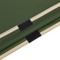 vidaXL Regenponcho mit Kapuze 2-in-1-Design Grün 223x145 cm