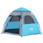 vidaXL Campingzelt 4 Personen Blau Quick Release vidaXL Campingzelt 4 Personen Blau Quick Release