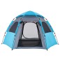 vidaXL Campingzelt 4 Personen Blau Quick Release vidaXL Campingzelt 4 Personen Blau Quick Release