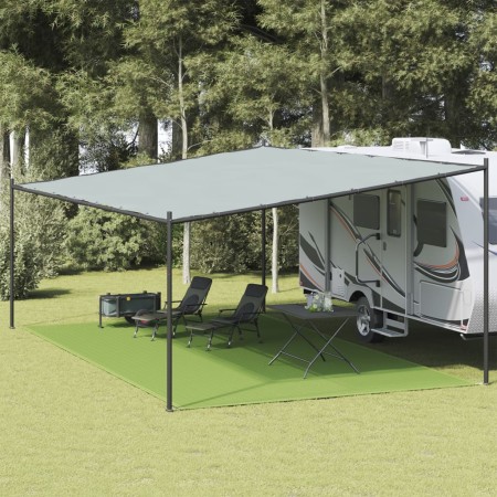vidaXL Zeltteppich Hellgrün 400x600 cm HDPE