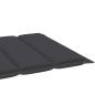 vidaXL Sonnenliegen 2 Stk. mit Auflagen Anthrazit Massivholz Teak vidaXL Sonnenliegen 2 Stk. mit Auflagen Anthrazit Massivholz Teak