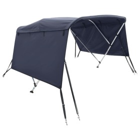vidaXL 4-Bow Bimini-Top mit Seitenteilen 243x(170-182)x137 cm