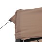vidaXL Partyzelt Faltbar Pop-Up mit 4 Seitenteilen Braun vidaXL Partyzelt Faltbar Pop-Up mit 4 Seitenteilen Braun