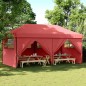 vidaXL Partyzelt Faltbar Pop-Up mit 4 Seitenteilen Burgunderrot vidaXL Partyzelt Faltbar Pop-Up mit 4 Seitenteilen Burgunderrot