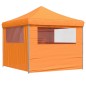 vidaXL Partyzelt Faltbar Pop-Up mit 4 Seitenteilen Orange vidaXL Partyzelt Faltbar Pop-Up mit 4 Seitenteilen Orange
