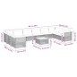 vidaXL 11-tlg. Garten-Sofagarnitur mit Kissen Schwarz Poly Rattan vidaXL 11-tlg. Garten-Sofagarnitur mit Kissen Schwarz Poly Rattan