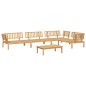 vidaXL 5-tlg. Garten-Sofagarnitur aus Paletten Massivholz Akazie vidaXL 5-tlg. Garten-Sofagarnitur aus Paletten Massivholz Akazie
