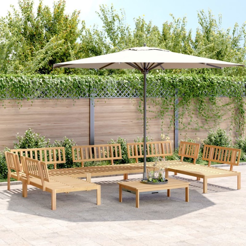 vidaXL 6-tlg. Garten-Sofagarnitur aus Paletten Massivholz Akazie vidaXL 6-tlg. Garten-Sofagarnitur aus Paletten Massivholz Akazie