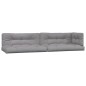 vidaXL 5-tlg. Garten-Sofagarnitur aus Paletten mit Kissen Akazienholz vidaXL 5-tlg. Garten-Sofagarnitur aus Paletten mit Kissen Akazienholz