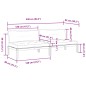 vidaXL Garten-Mittelsofas aus Paletten 2 Stk. mit Kissen Akazienholz vidaXL Garten-Mittelsofas aus Paletten 2 Stk. mit Kissen Akazienholz