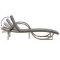 vidaXL Sonnenliegen 2 Stk. mit Auflagen Beige Poly Rattan vidaXL Sonnenliegen 2 Stk. mit Auflagen Beige Poly Rattan
