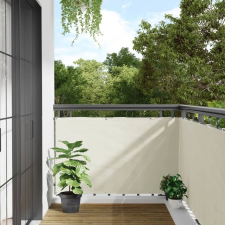 vidaXL Garten-Sichtschutz Weiß 700x90 cm PVC