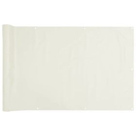 vidaXL Garten-Sichtschutz Weiß 700x90 cm PVC