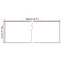 vidaXL Garten-Sichtschutz Weiß 800x120 cm PVC vidaXL Garten-Sichtschutz Weiß 800x120 cm PVC