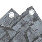vidaXL Garten-Sichtschutz Leistenstein-Optik Grau 300x120 cm PVC vidaXL Garten-Sichtschutz Leistenstein-Optik Grau 300x120 cm PVC