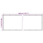 vidaXL Garten-Sichtschutz Leistenstein-Optik Grau 300x120 cm PVC vidaXL Garten-Sichtschutz Leistenstein-Optik Grau 300x120 cm PVC