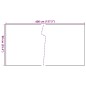 vidaXL Balkon-Sichtschutz Weiß 400x90 cm Poly Rattan vidaXL Balkon-Sichtschutz Weiß 400x90 cm Poly Rattan