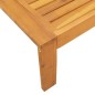 vidaXL 4-tlg. Garten-Sofagarnitur mit Kissen Massivholz Akazie vidaXL 4-tlg. Garten-Sofagarnitur mit Kissen Massivholz Akazie