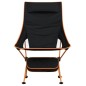 vidaXL Campingstühle 2 Stk. Klappbar Schwarz Oxford-Gewebe Aluminium vidaXL Campingstühle 2 Stk. Klappbar Schwarz Oxford-Gewebe Aluminium