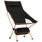 vidaXL Campingstühle 2 Stk. Klappbar Schwarz Oxford-Gewebe Aluminium vidaXL Campingstühle 2 Stk. Klappbar Schwarz Oxford-Gewebe Aluminium